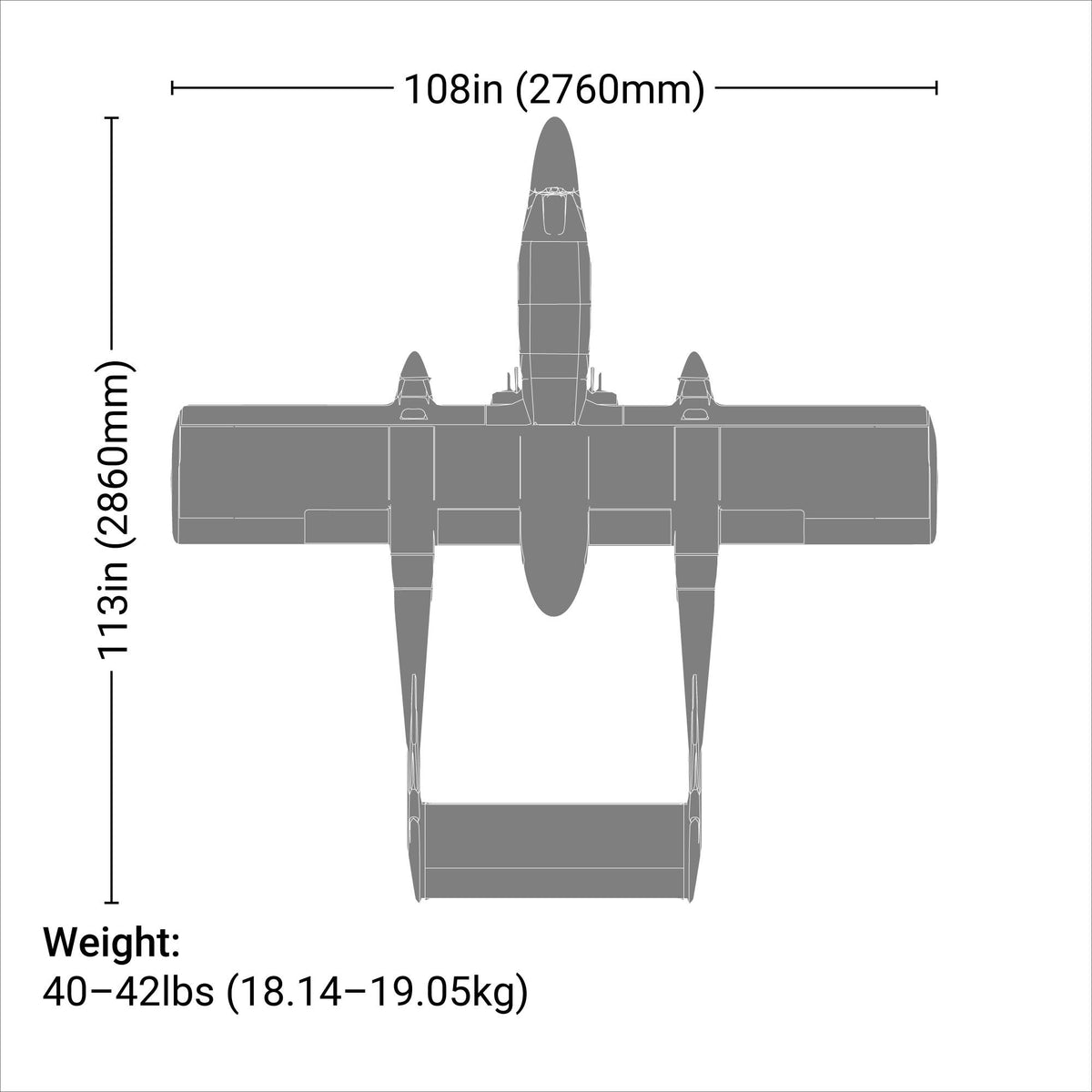 OV-10 Bronco 30cc ARF w/ Landing Gear Set
