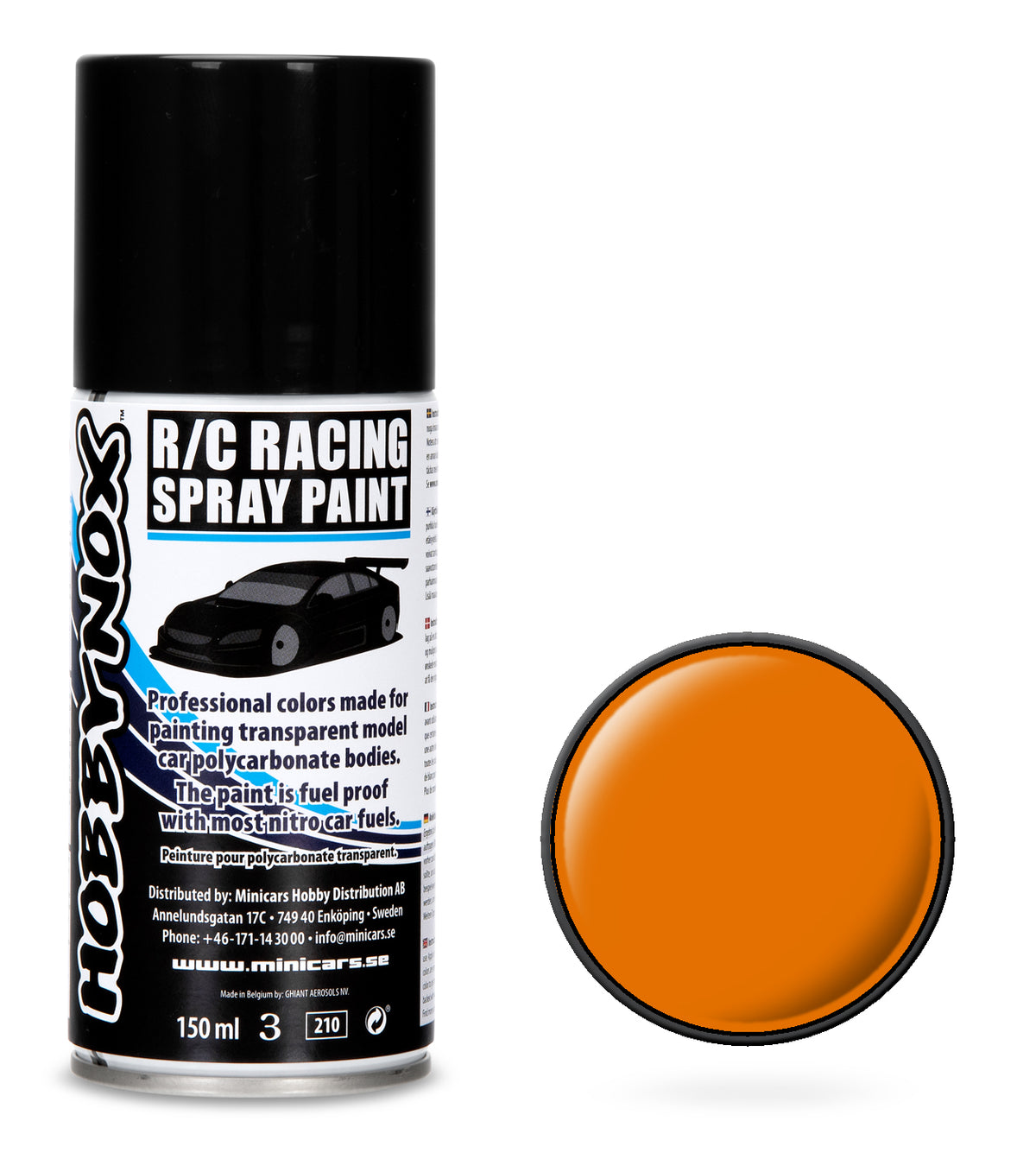 Orange R/C Racing Spray Paint 150 ml