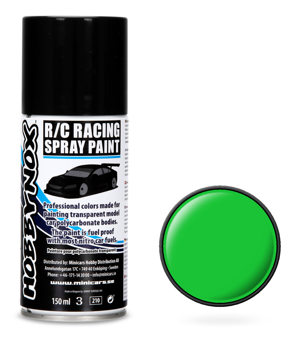 Bright Green R/C Racing Spray Paint 150 ml