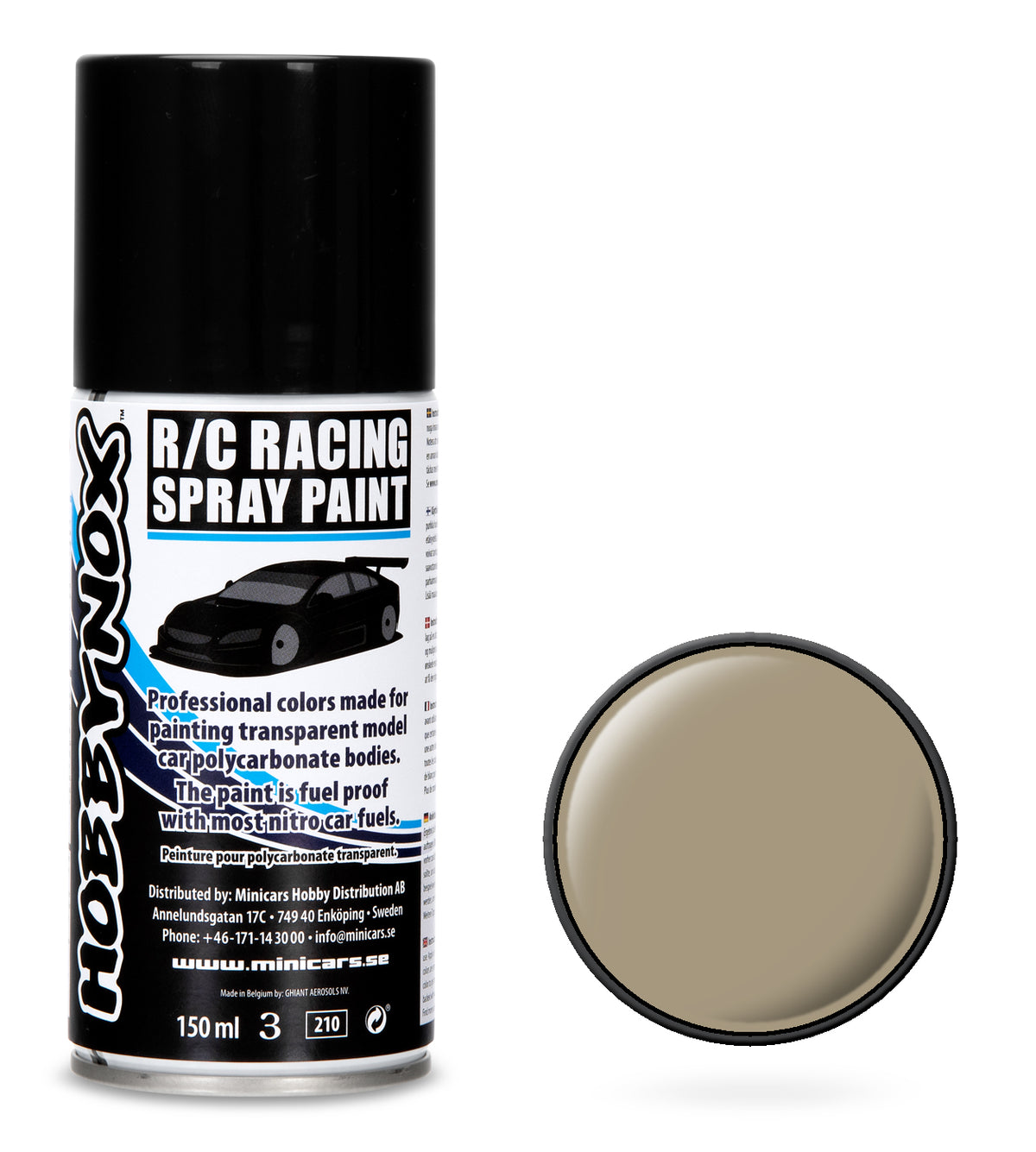 Beige R/C Racing Spray Paint 150 ml