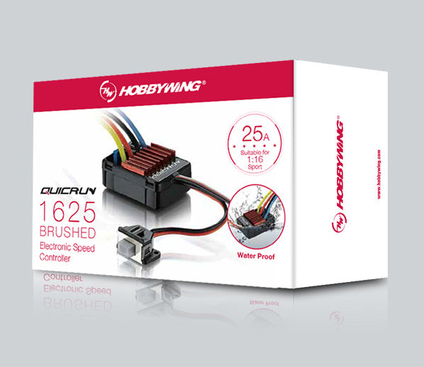 QuicRun WP 1625 ESC 25A (Brushed) 2-3S Car 1/16