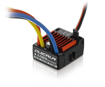 Hobbywing 30120201 - QuicRun WP 1060 ESC 60A (Brushed) 2-3S Car 1/10