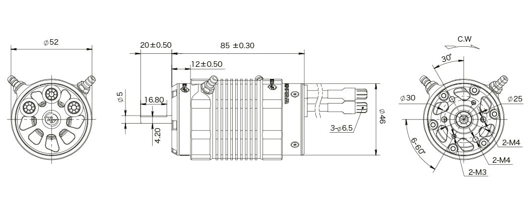 Motor Seaking 4685SL 1500kV V2 Boat 6-8S