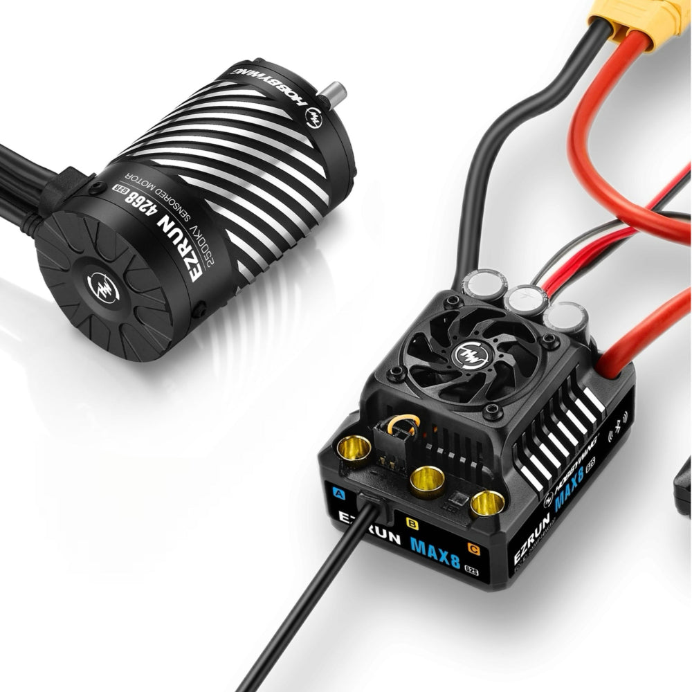 EzRun Combo MAX8 G2S - 4268SD 2500kV G2R Sensored 1/8