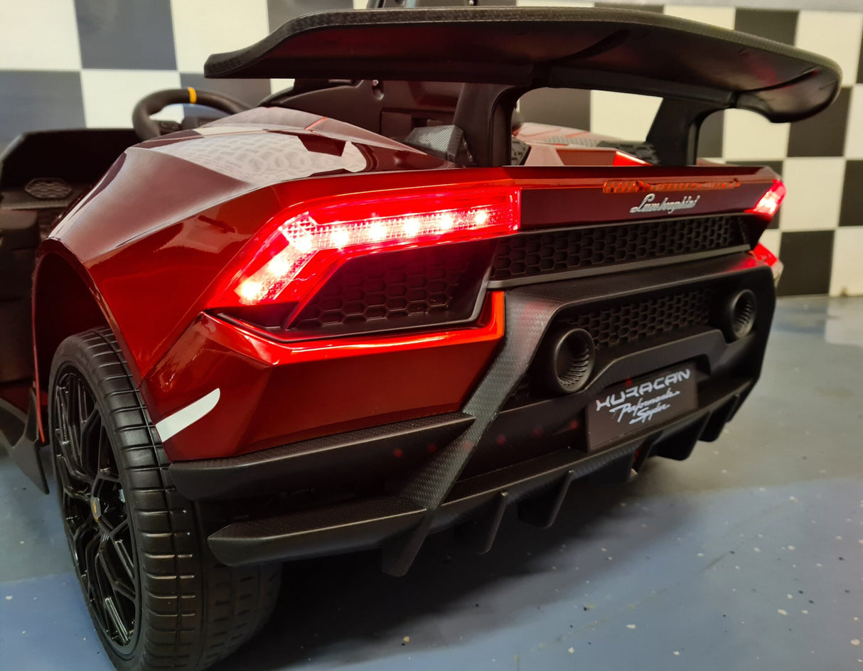 Lamborghini Huracan elektrisk børnebil 12 volt m. fjernbetjening