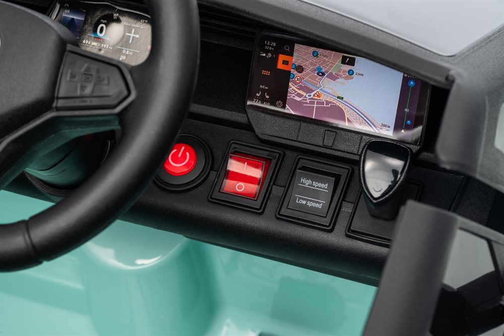 VW ID Buzz 24V med gummihjul – Elbil för barn
