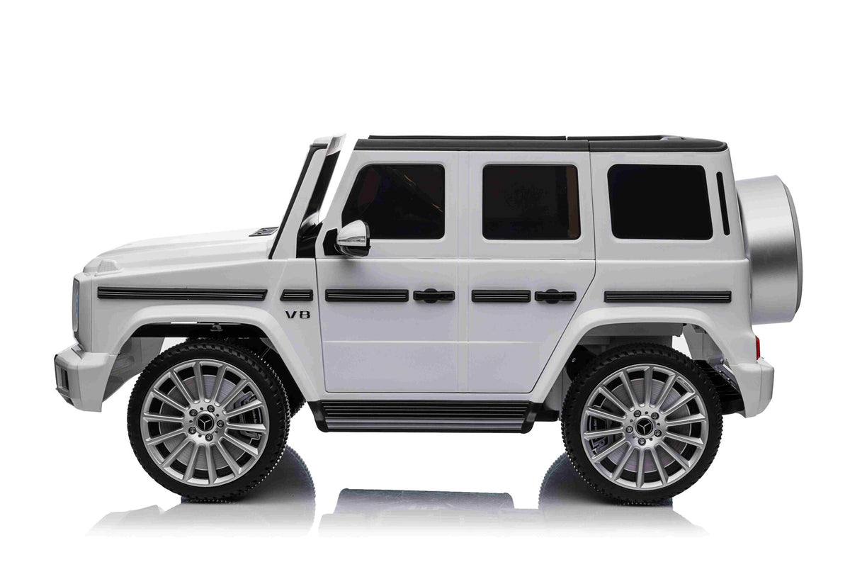 Mercedes-Benz G500 12V elbil för barn – 1 person, vit