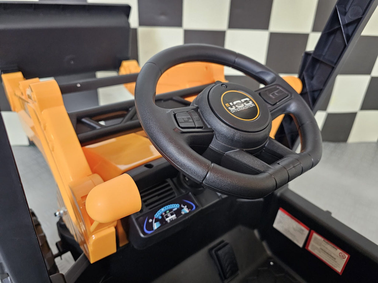 JCB Sitemaster 12V barntraktor med tak