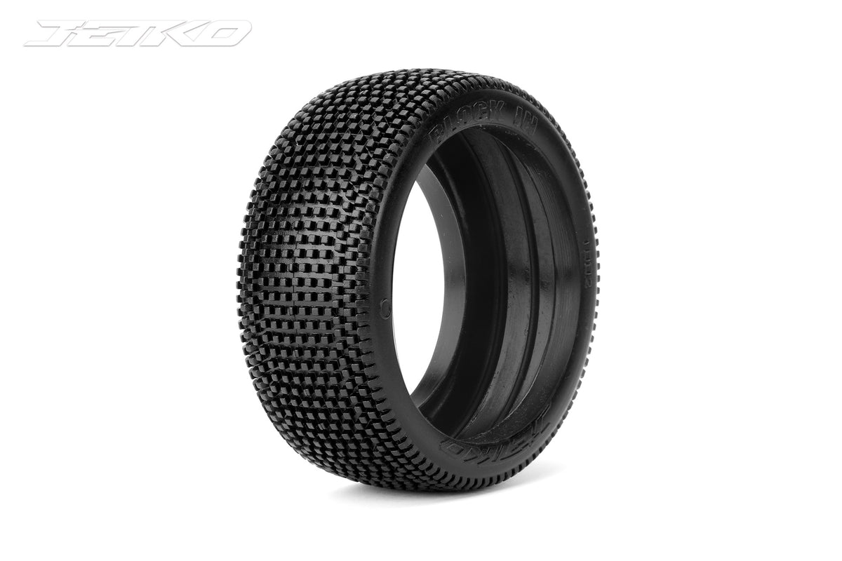 JETKO JK1002S4 - Jetko Block In Soft 1:8 Buggy 4 Tyres only