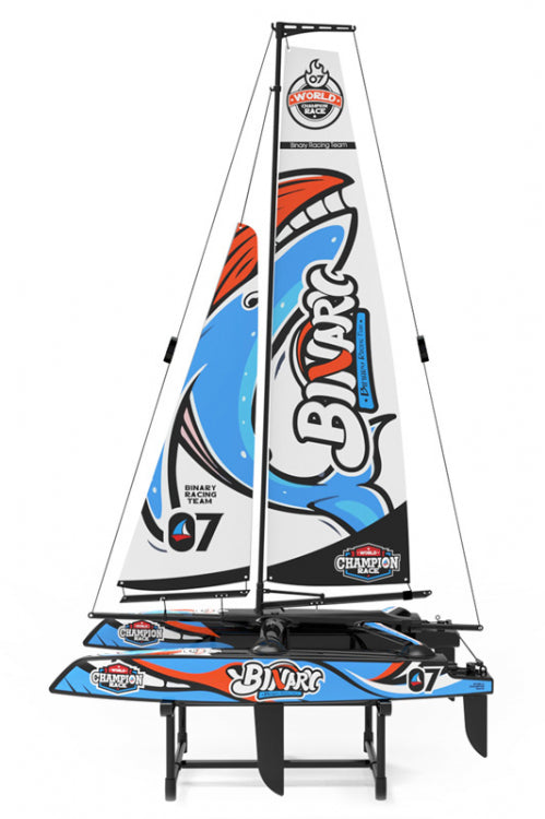 Binary V3 400mm RTR Catamaran Saiboat