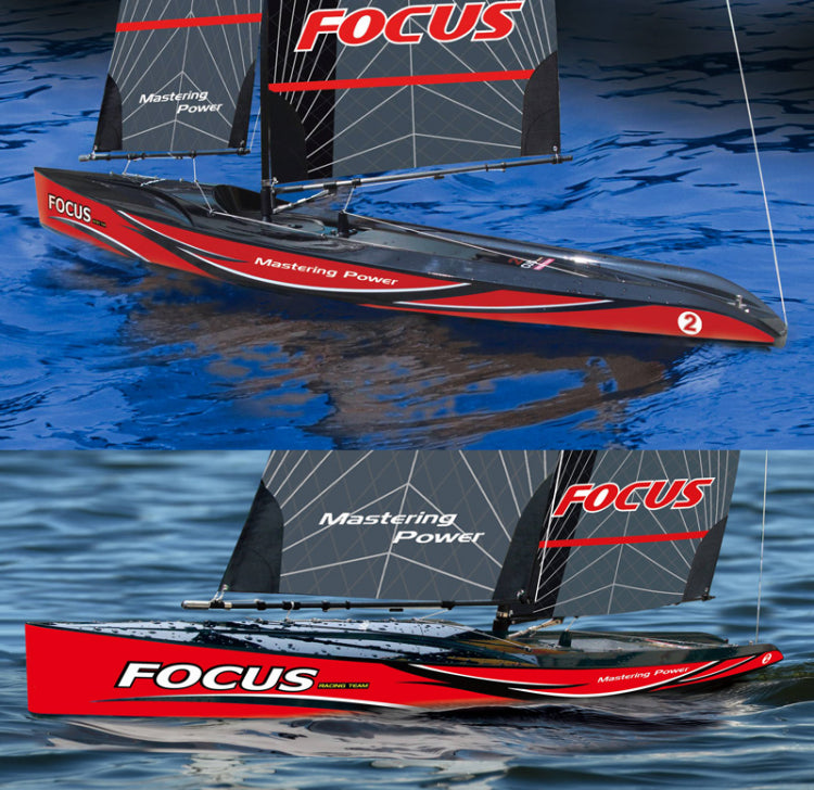 Focus V3 Sailboat 1-meter RTR Red