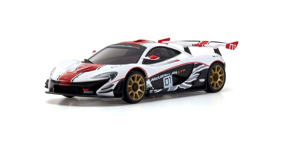 KYOSHO K.32324WR - Kyosho Mini-Z MR03 RWD McLaren P1 GTR White-Red W-MM/KT531P