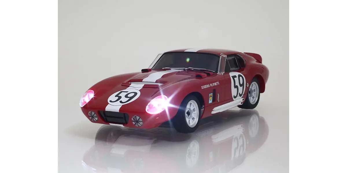KYOSHO EGG K.66611A - Kyosho First Mini-Z 1:28 Shelby Cobra Daytona No.59 Red