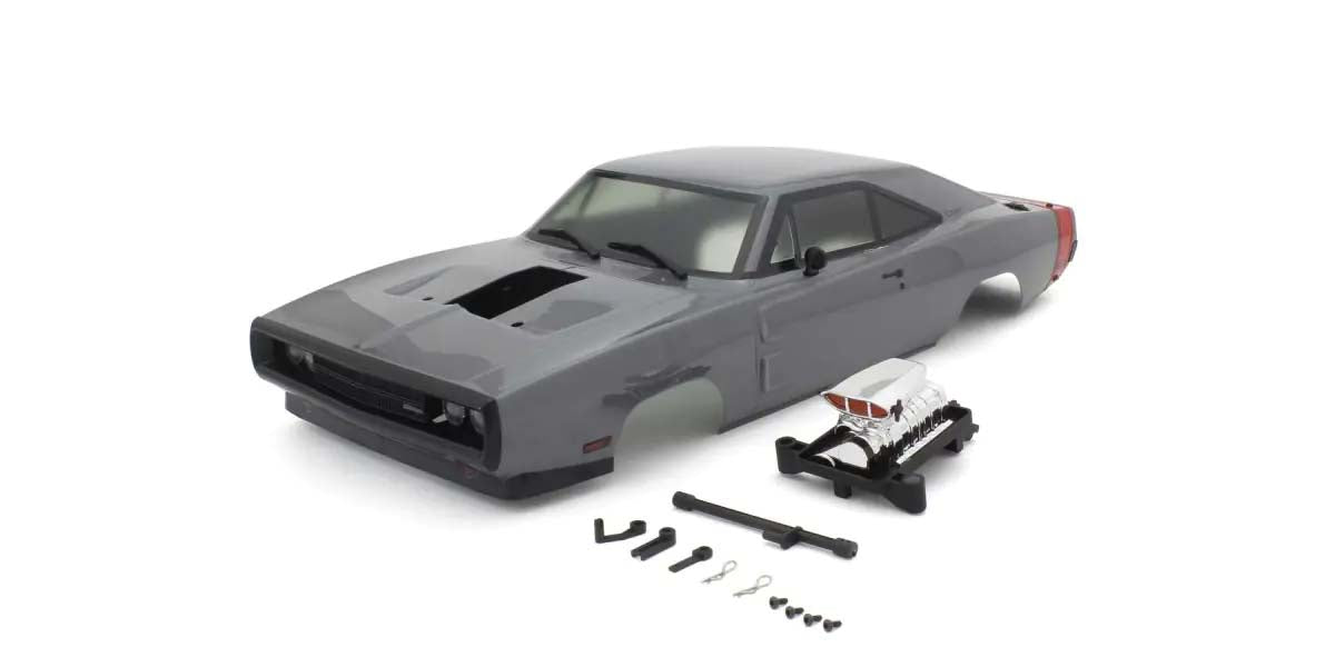 KYOSHO K.FAB707GYB - Body shell set 1:10 Fazer VE FZ02L Dodge Charger 1970 Grey