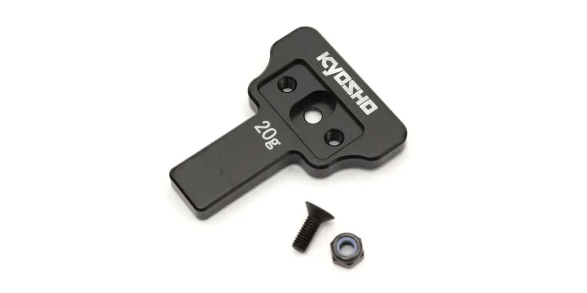 KYOSHO K.IFW604B-20 - Front chassis weight Kyosho Inferno MP10 20g