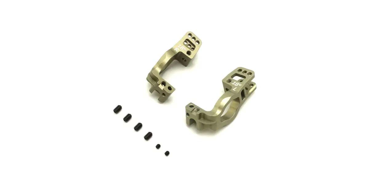 KYOSHO K.IFW645 - Aluminium Front Hub Carrier Set Kyosho Inferno MP10 - KPI 18 Deg