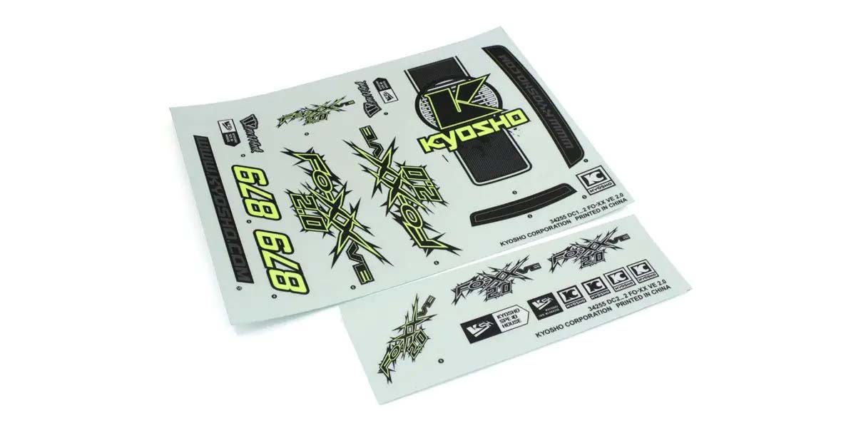 KYOSHO K.MAB305Y-1 - Decal Kyosho FO-XX VE 2.0