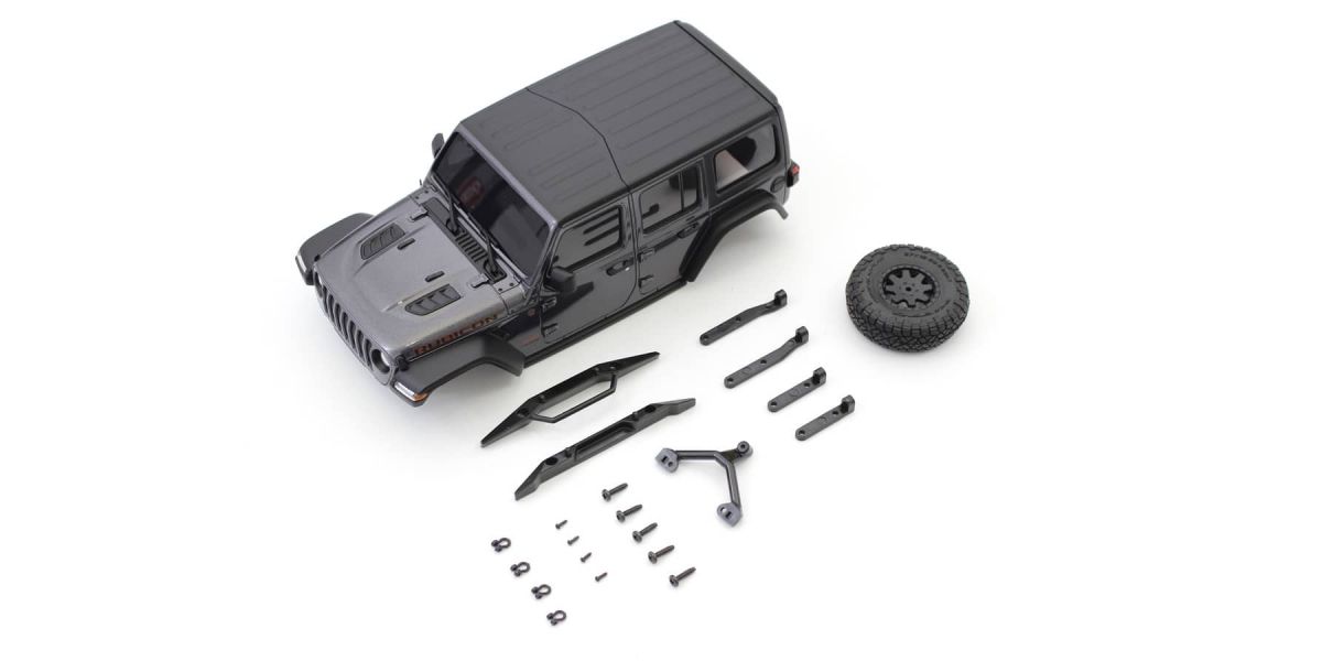KYOSHO K.MXB01GM - Bodyshell Jeep Wrangler Rubicon Mini-Z 4X4 MX01 Grey