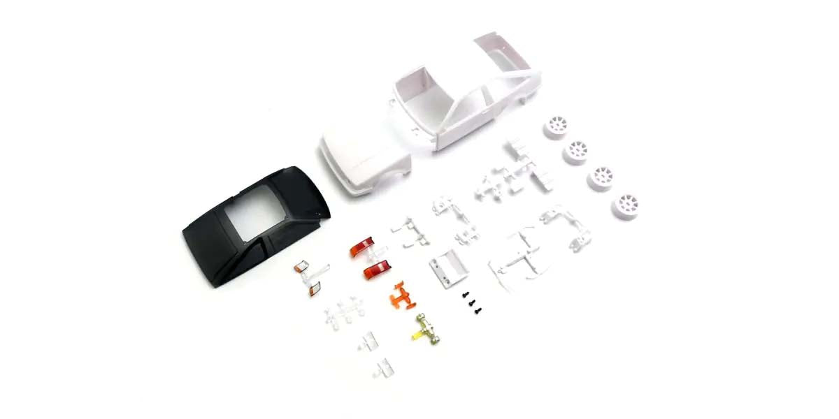 KYOSHO K.MZN224 - Bodyshell Toyota Levin AE86 Kyosho Mini-Z + 4WD Rims White Body