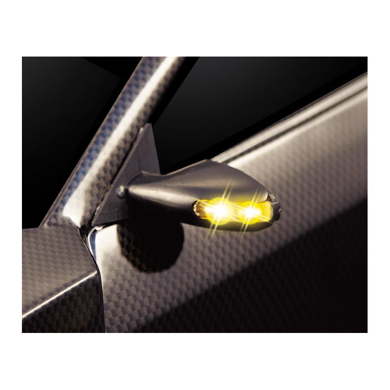 Rear view mirror set "Touringcar" incl. LED