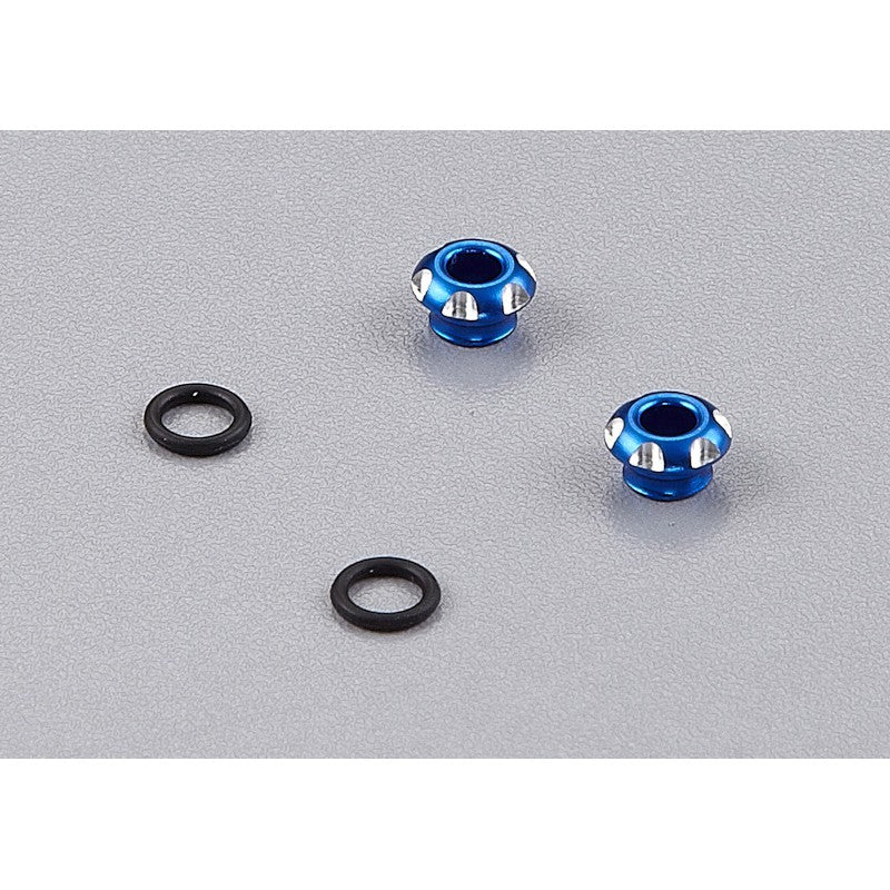 DISC.. LED Holder CNC Alloy for 3mm Light, Blue