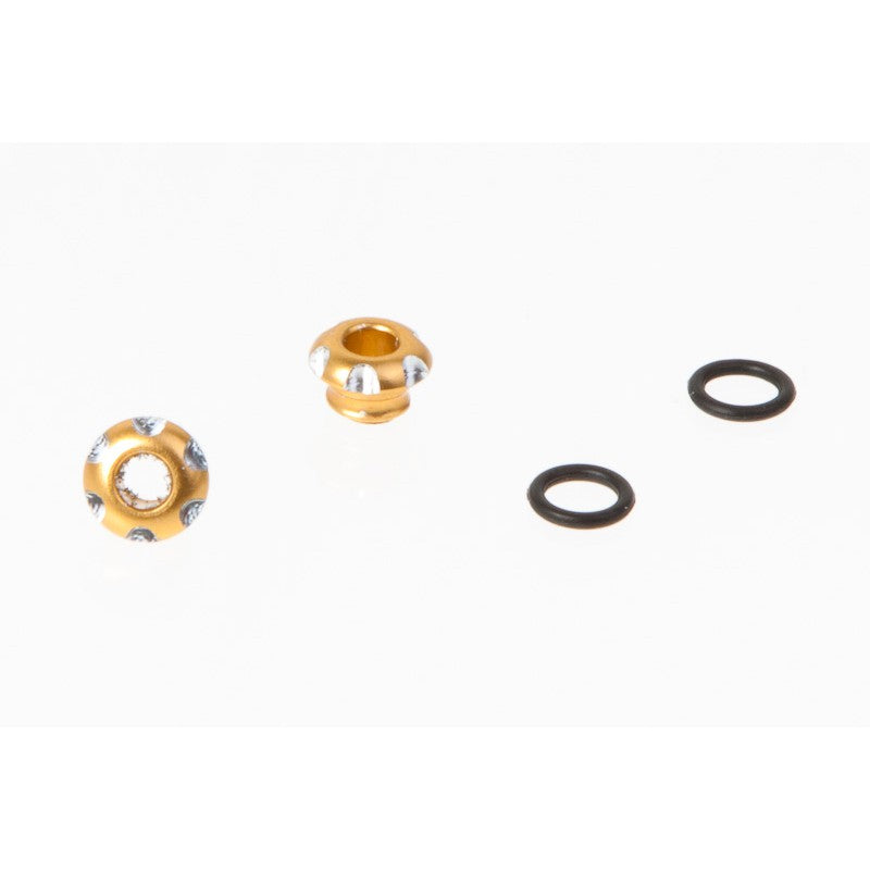 DISC.. LED Holder CNC Alloy for 3mm Light, Golden