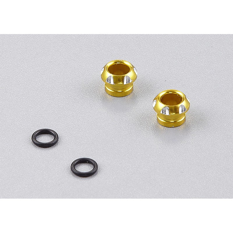 DISC.. LED Holder CNC Alloy for 5mm Light, Golden