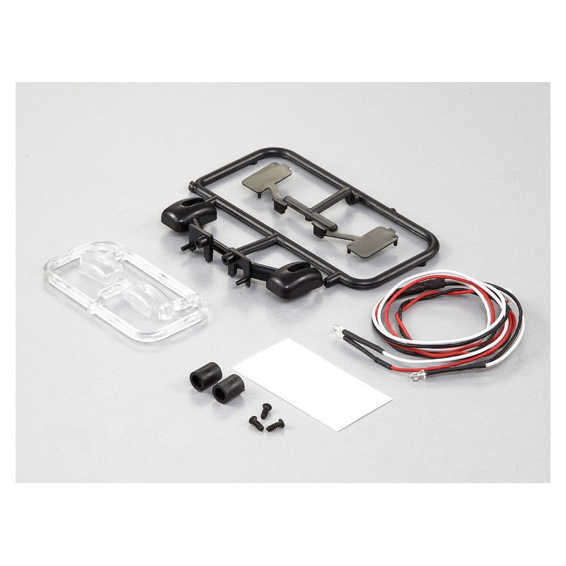 DISC.. Rear view mirror set "Type-F" incl. LED's