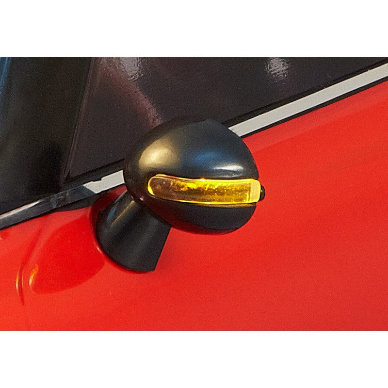 Rear view mirror set "Type-C" incl. LED's