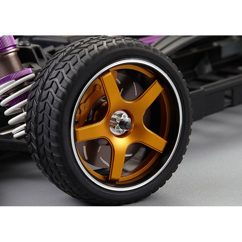 DISC.. Aluminum wheel nuts (gray) 4pcs.