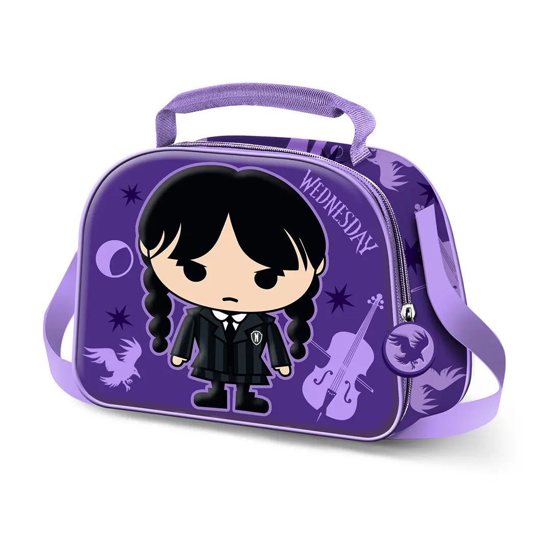 Wednesday chibi 3D lunch bag - Wednesday