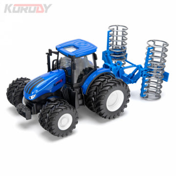 Fjernstyret traktor med planer og tvillingehjul – Korody 1:24