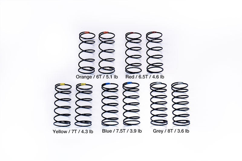 KOSWORK KOS04850FSET - Koswork Big Bore Front Shock Spring Set 44mm. 3.6/3.9/4.3/4.6/5.1 5