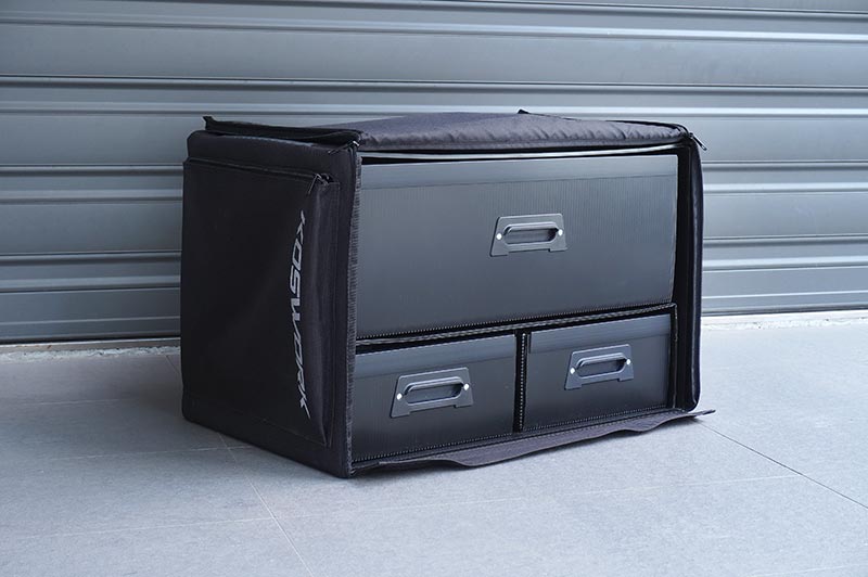 KOSWORK KOS32222PP - Koswork 1:8 RC Compact 3 Drawer Bag 560x375x380mm PP Frame