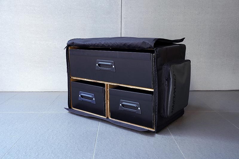 KOSWORK KOS32223 - Koswork 1:10 RC Compact 3 Drawer Bag 600x300x350mm