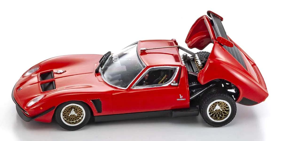 KYOSHO DIE CAST KS03203R - Kyosho 1:43 Lamborghini Miura SVR 1970 Red