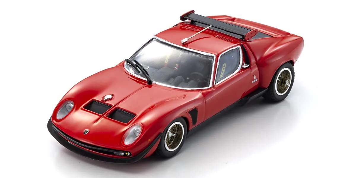 KYOSHO DIE CAST KS03203R - Kyosho 1:43 Lamborghini Miura SVR 1970 Red