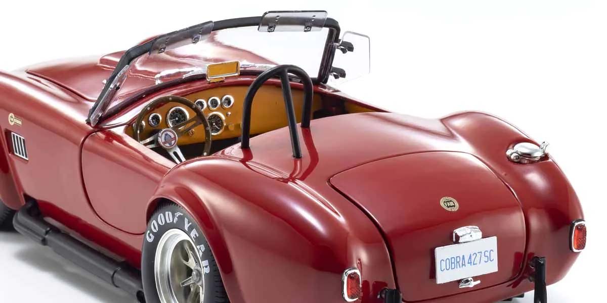 KYOSHO DIE CAST KS08047R - Kyosho 1:18 Shelby Cobra 427 S/C Spider 1962 Red