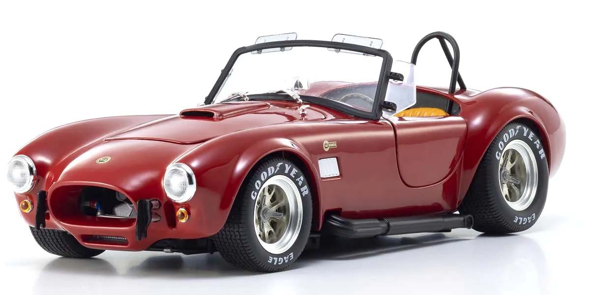 KYOSHO DIE CAST KS08047R - Kyosho 1:18 Shelby Cobra 427 S/C Spider 1962 Red