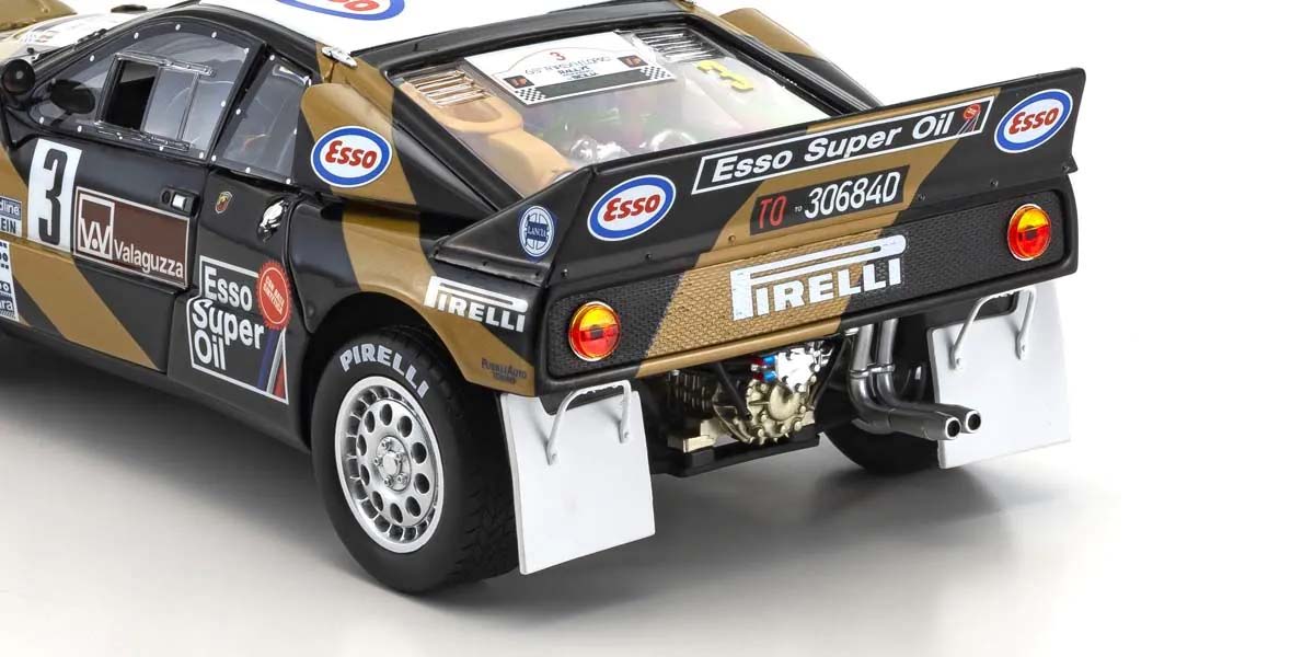 KYOSHO DIE CAST KS08306H - Kyosho 1:18 Lancia Rally 037 F.Tabaton Targa Florio 1985 Esso Nr.3
