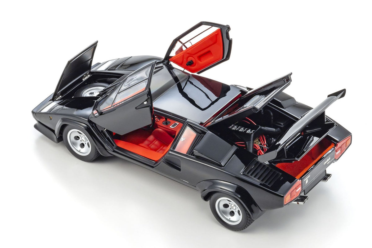 KYOSHO DIE CAST KS08320BK - Kyosho 1:18 Lamborghini Countach LP5000 Quattrovalvove Black