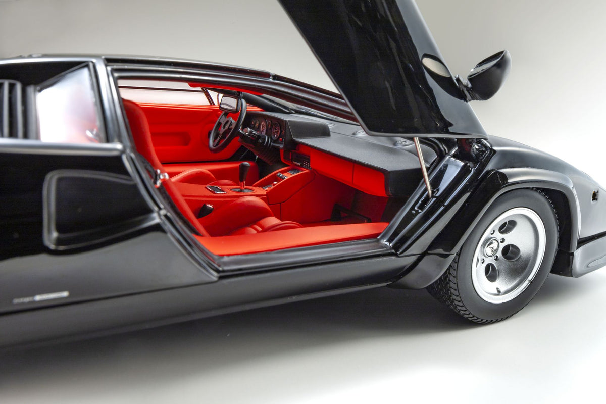 KYOSHO DIE CAST KS08320BK - Kyosho 1:18 Lamborghini Countach LP5000 Quattrovalvove Black
