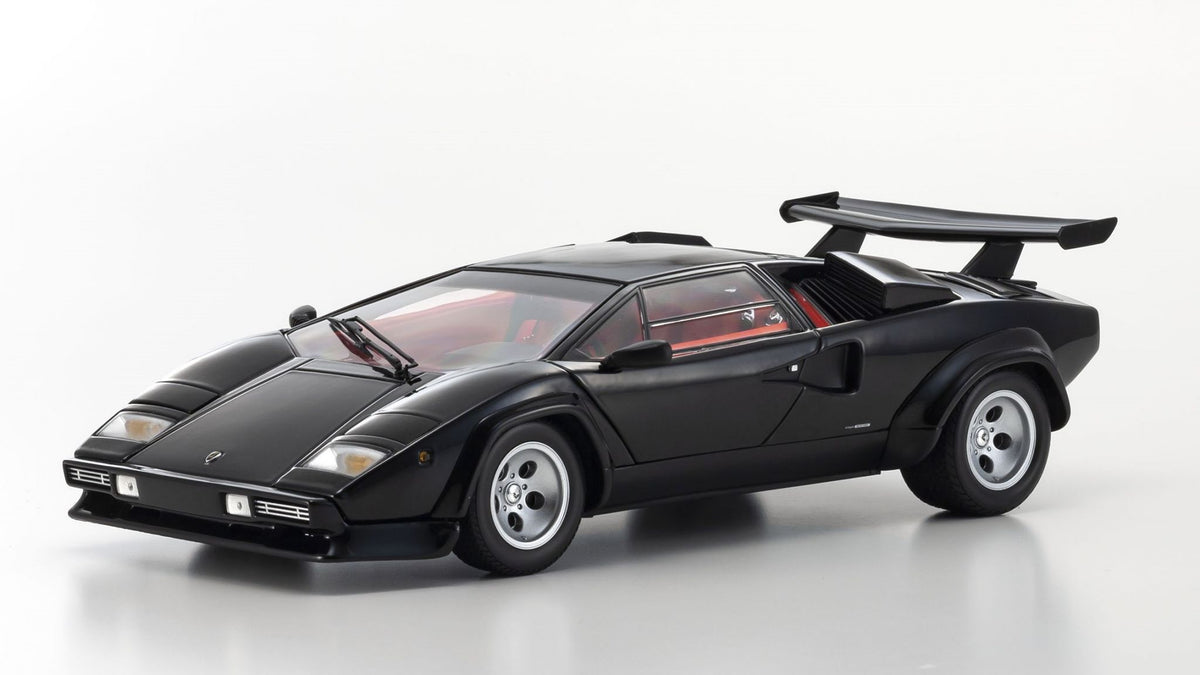 KYOSHO DIE CAST KS08320BK - Kyosho 1:18 Lamborghini Countach LP5000 Quattrovalvove Black