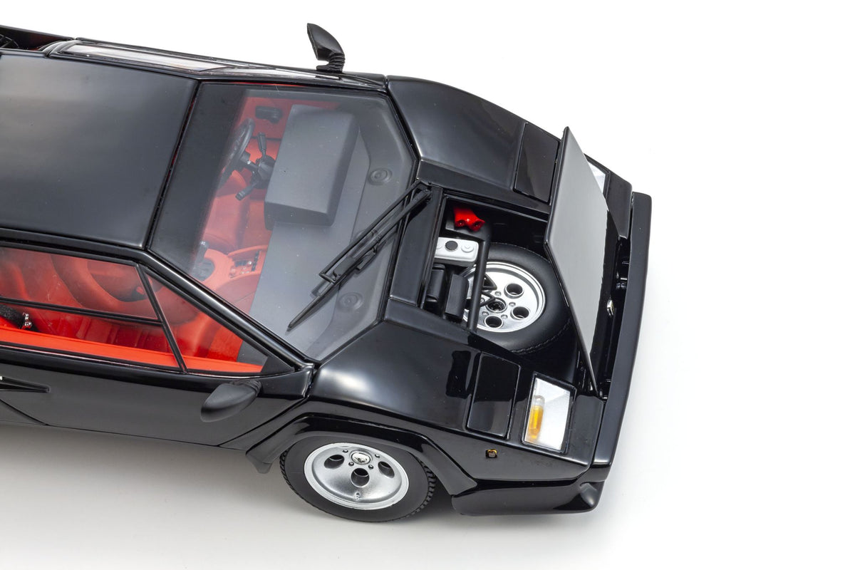 KYOSHO DIE CAST KS08320BK - Kyosho 1:18 Lamborghini Countach LP5000 Quattrovalvove Black