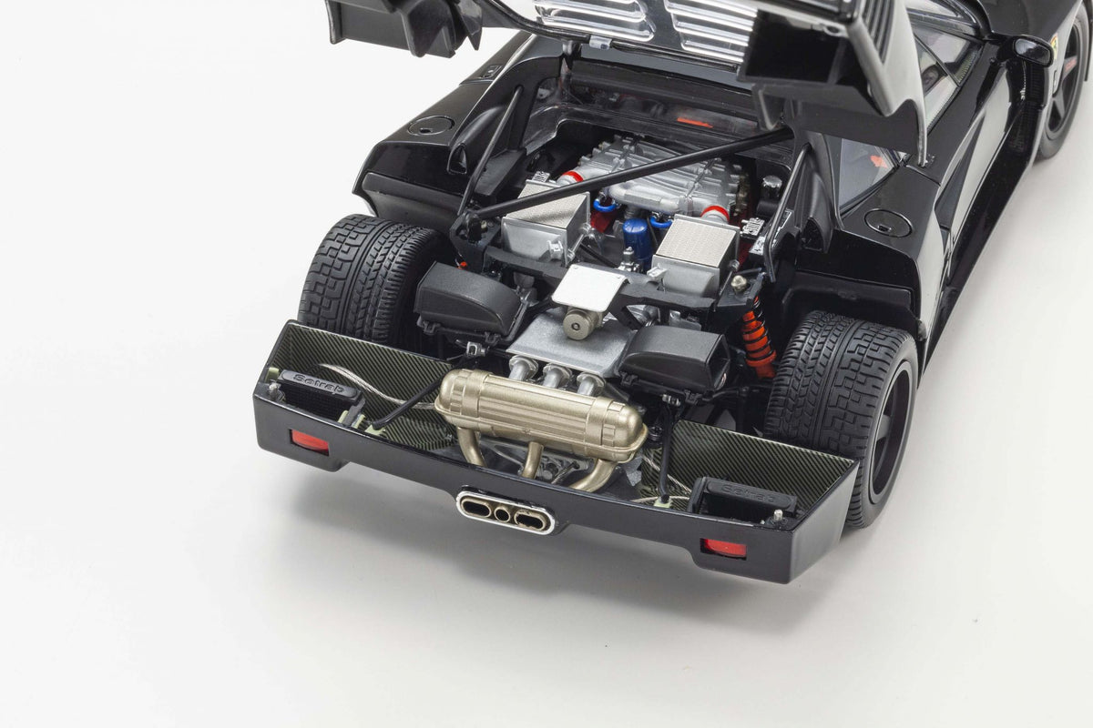 KYOSHO DIE CAST KS08416BK - Kyosho 1:18 Ferrari F40 Black 1987 Die-Cast Collection