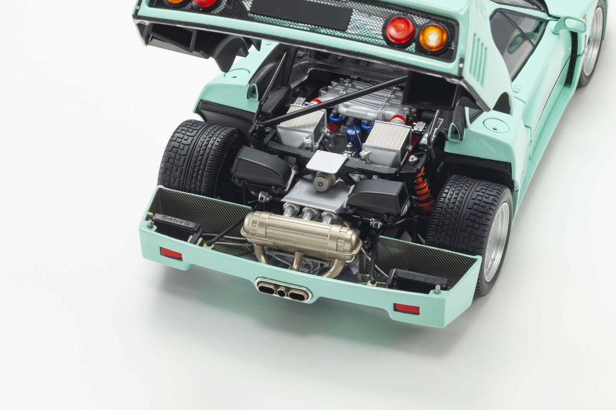 KYOSHO DIE CAST KS08416MG - Kyosho 1:18 Ferrari F40 Mint Green 1987 Die-Cast Collection