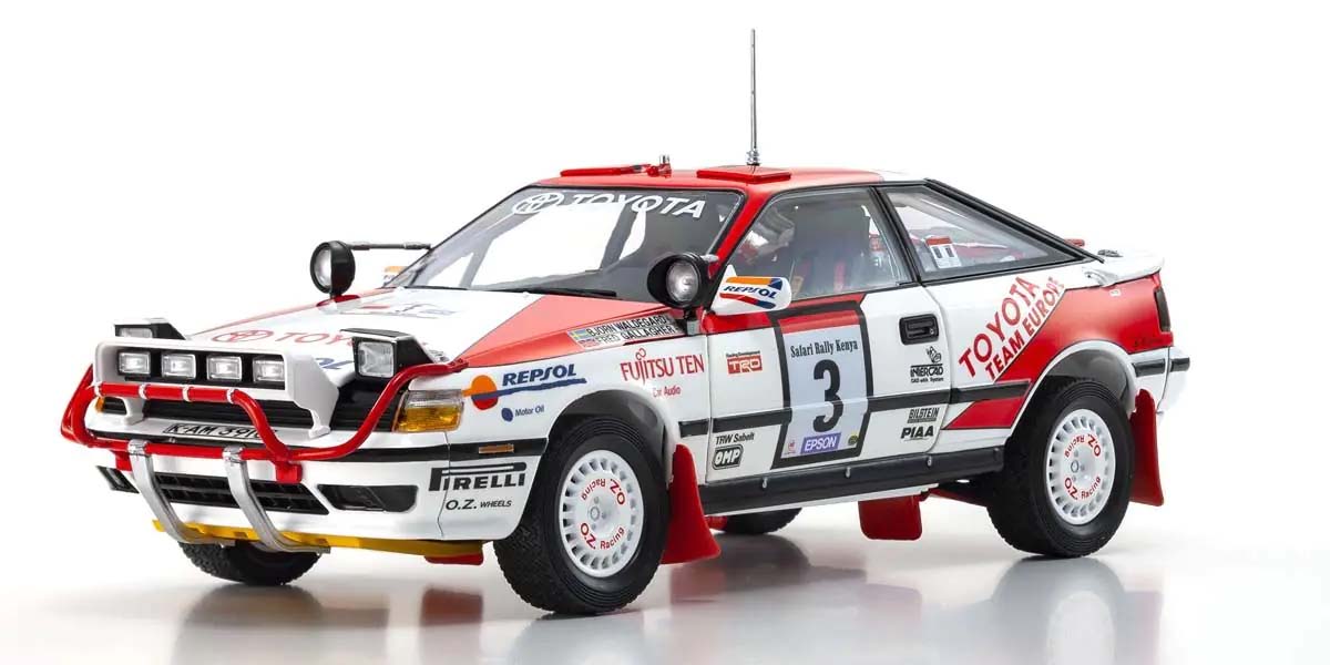 KYOSHO DIE CAST KS08961A - Kyosho 1:18 Toyota Celica GT-Four B.Waldegard Winner Safari 1990 Nr.3