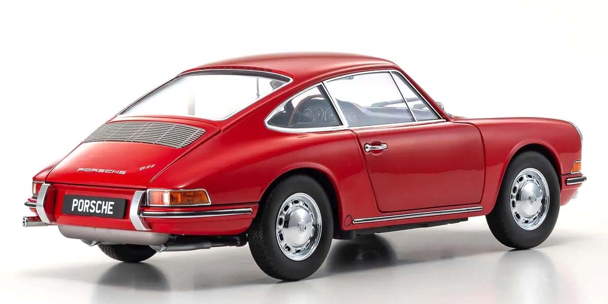 KYOSHO DIE CAST KS08969R - Kyosho 1:18 Porsche 911 2.0 901 1964 Signal Red