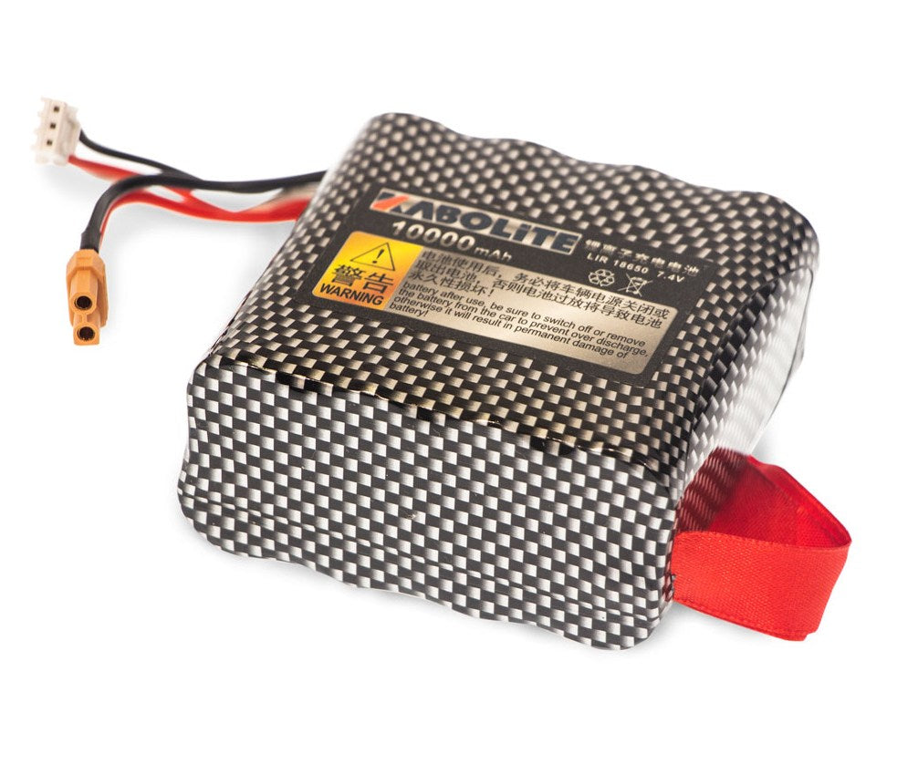 LiPo batteri 7,4V och 10000 mAh - passar bl.a. till Kabolite K336