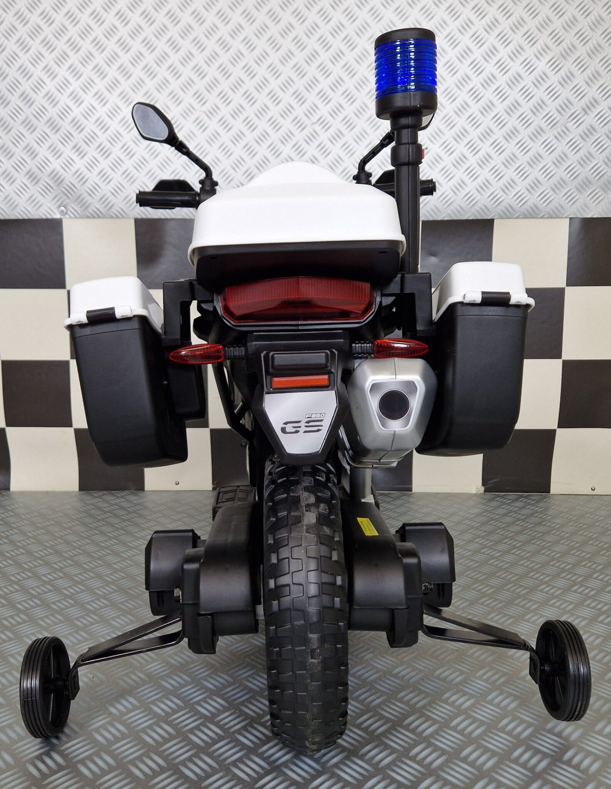 BMW F850 polismotorcykel 12V för barn
